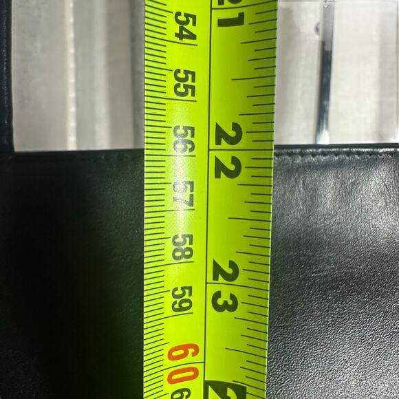 Giani Bernini Black Leather Crossbody Shoulder Bag Vintage Classic - Picture 12 of 12